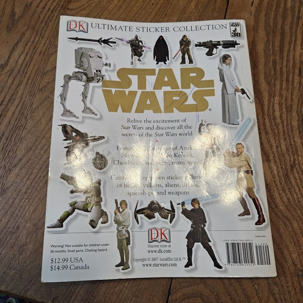 Star Wars Ultimate Sticker Collection: by DK Publishing‎ (Most stickers used)